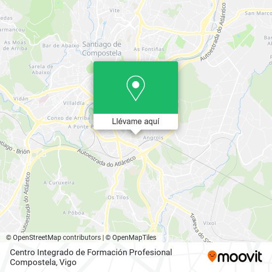 Mapa Centro Integrado de Formación Profesional Compostela