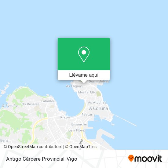 Mapa Antigo Cárcere Provincial