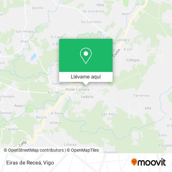 Mapa Eiras de Receá