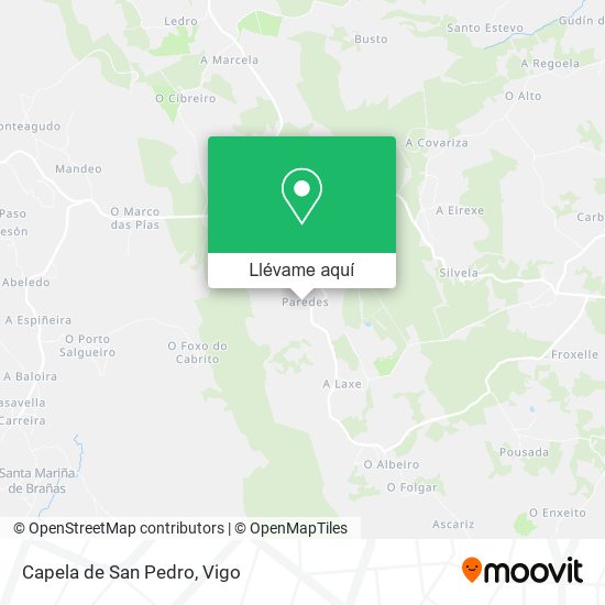 Mapa Capela de San Pedro