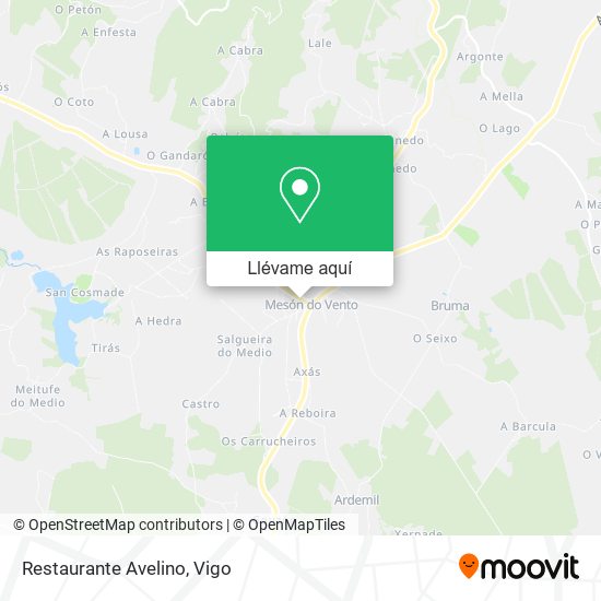 Mapa Restaurante Avelino