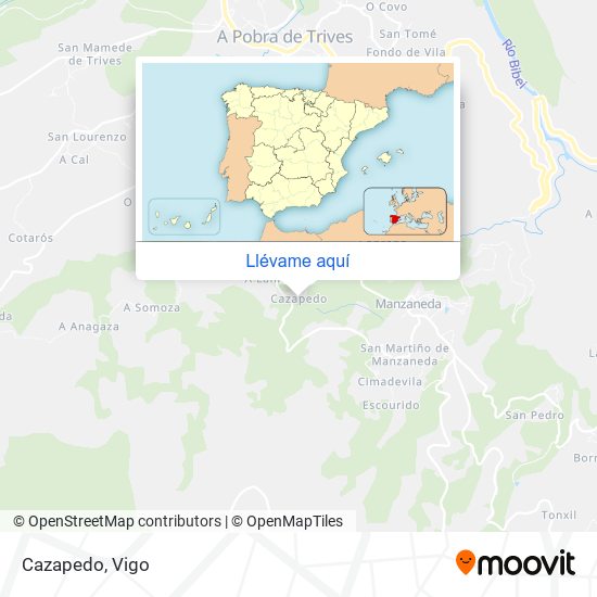 Mapa Cazapedo