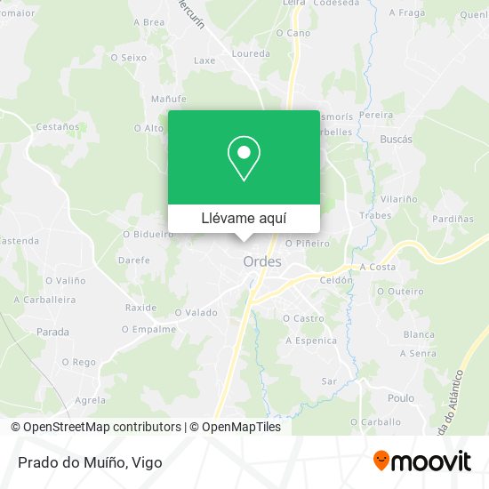 Mapa Prado do Muíño