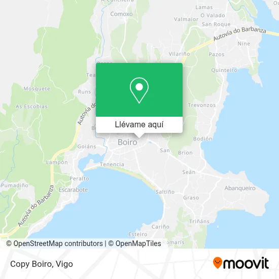 Mapa Copy Boiro