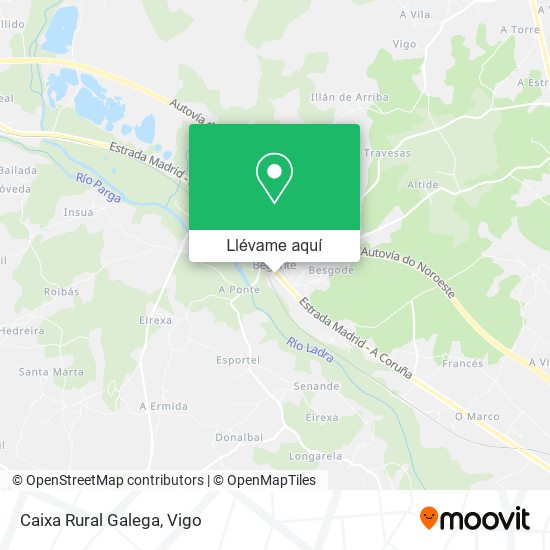 Mapa Caixa Rural Galega