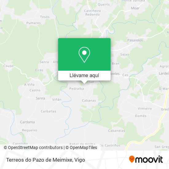 Mapa Terreos do Pazo de Meimixe