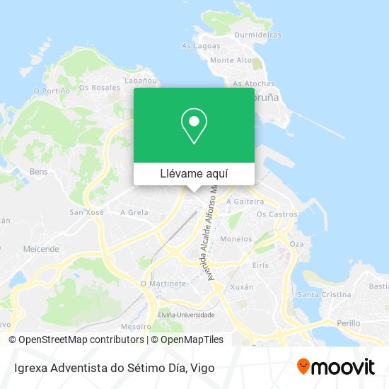 Mapa Igrexa Adventista do Sétimo Día