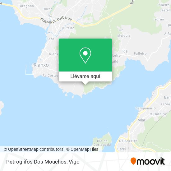 Mapa Petroglifos Dos Mouchos