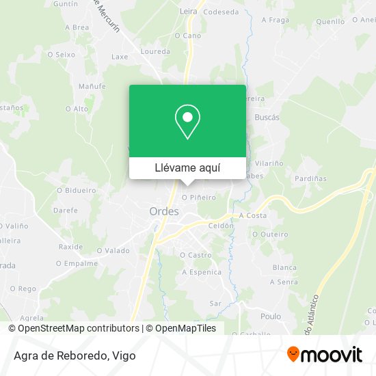 Mapa Agra de Reboredo