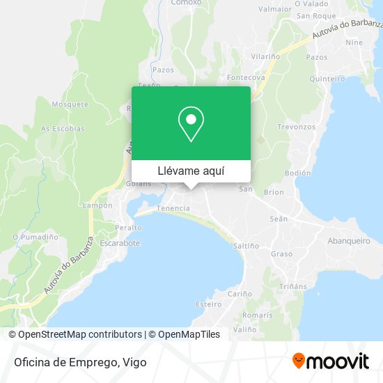 Mapa Oficina de Emprego