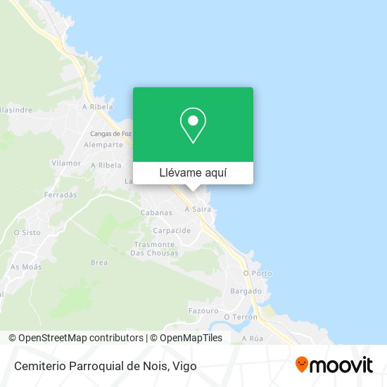 Mapa Cemiterio Parroquial de Nois