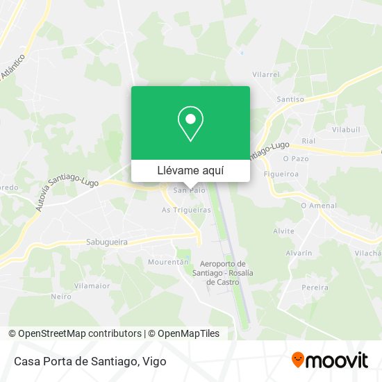 Mapa Casa Porta de Santiago