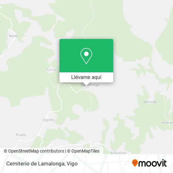 Mapa Cemiterio de Lamalonga