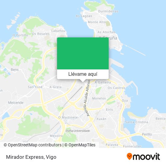 Mapa Mirador Express