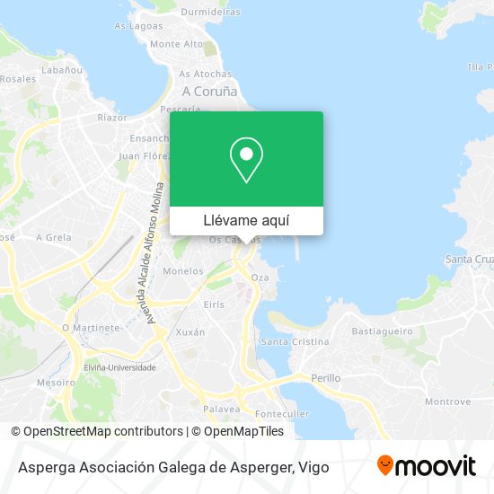 Mapa Asperga Asociación Galega de Asperger