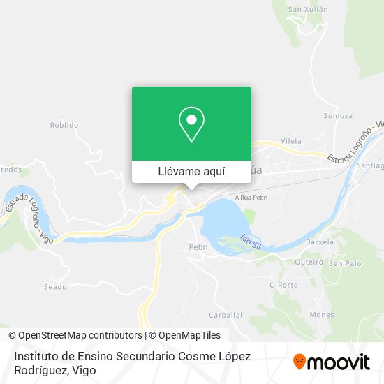 Mapa Instituto de Ensino Secundario Cosme López Rodríguez