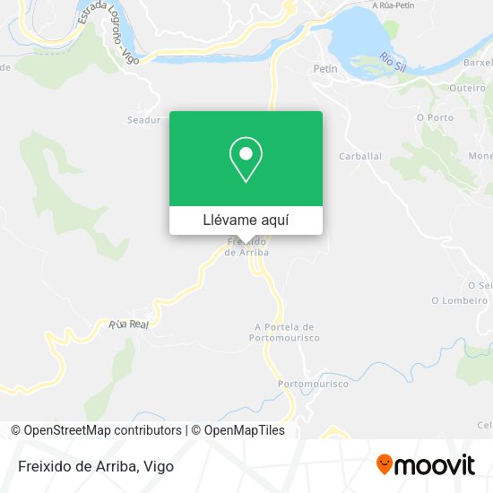Mapa Freixido de Arriba