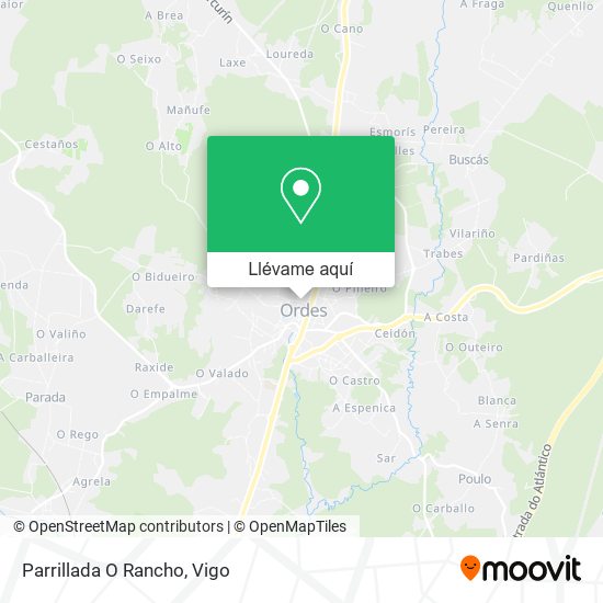 Mapa Parrillada O Rancho