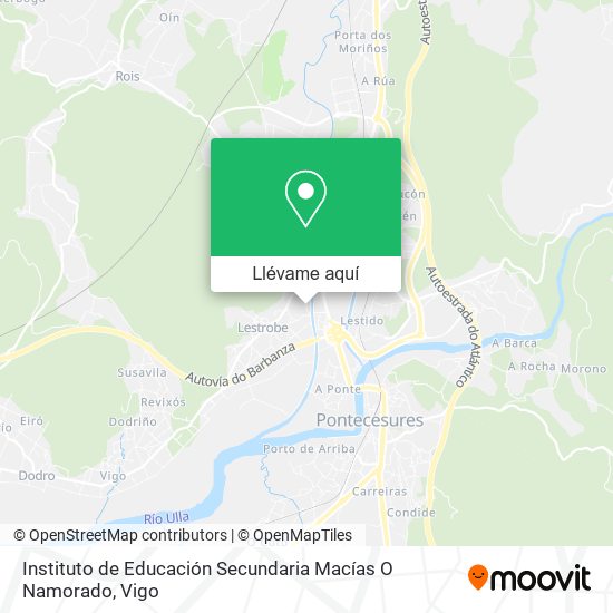 Mapa Instituto de Educación Secundaria Macías O Namorado