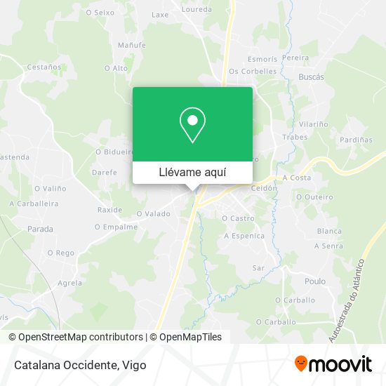 Mapa Catalana Occidente