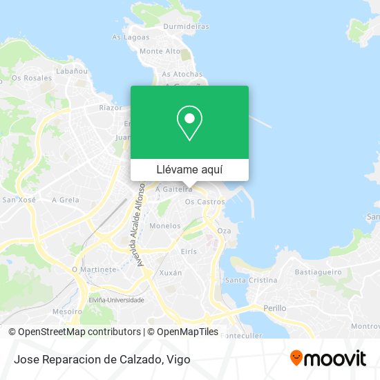 Mapa Jose Reparacion de Calzado
