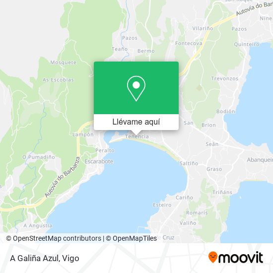 Mapa A Galiña Azul
