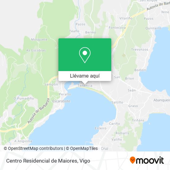 Mapa Centro Residencial de Maiores