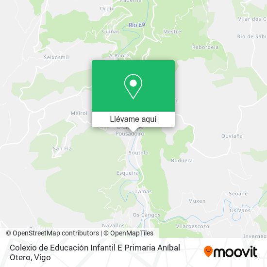 Mapa Colexio de Educación Infantil E Primaria Aníbal Otero