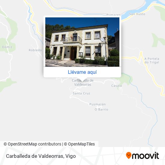 Mapa Carballeda de Valdeorras