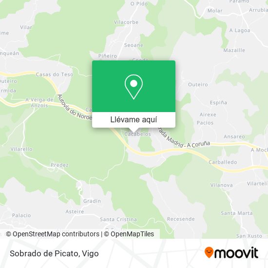 Mapa Sobrado de Picato