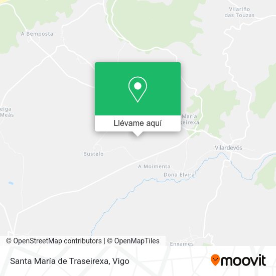 Mapa Santa María de Traseirexa