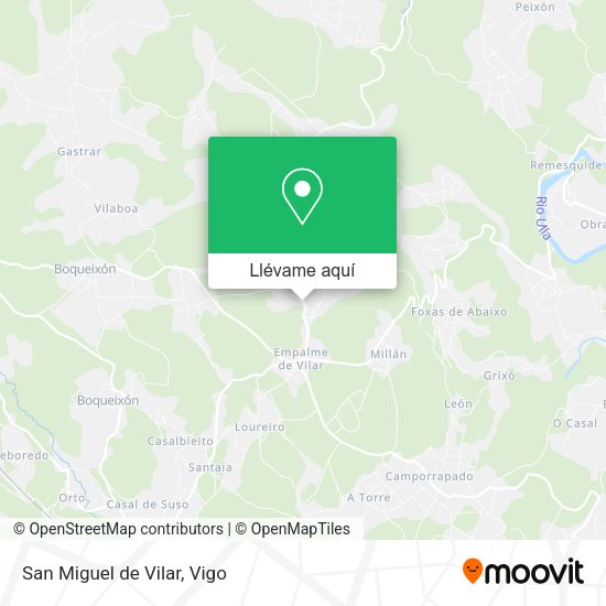 Mapa San Miguel de Vilar
