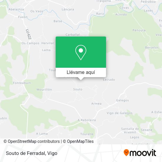 Mapa Souto de Ferradal