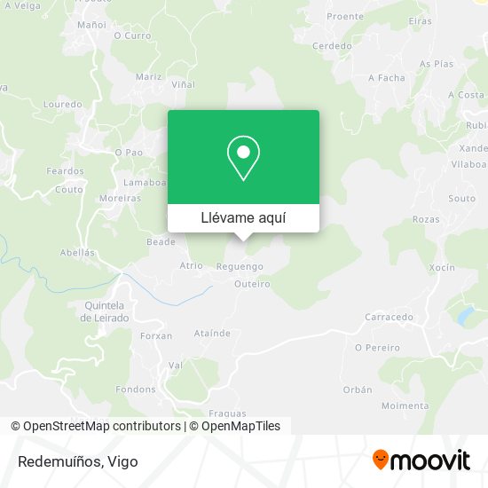 Mapa Redemuíños
