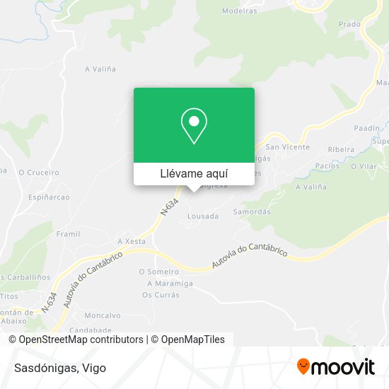 Mapa Sasdónigas