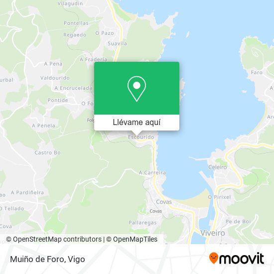 Mapa Muiño de Foro