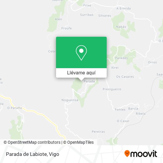 Mapa Parada de Labiote