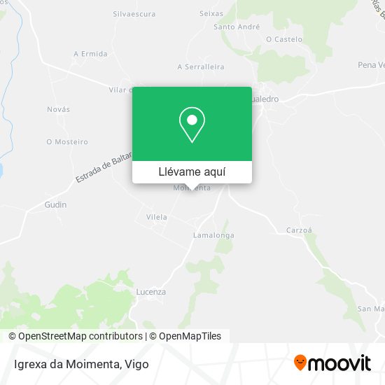 Mapa Igrexa da Moimenta