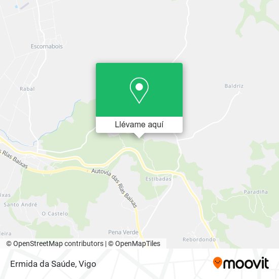Mapa Ermida da Saúde