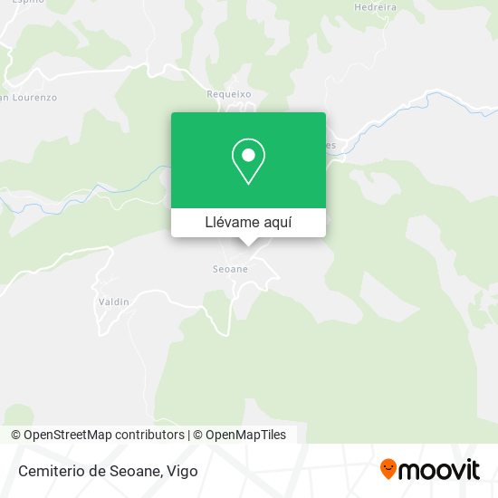 Mapa Cemiterio de Seoane