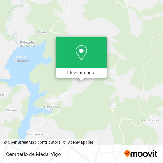 Mapa Cemiterio de Meda