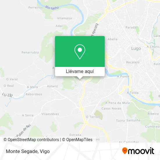 Mapa Monte Segade