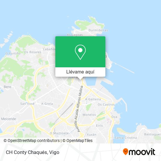 Mapa CH Conty Chaqués