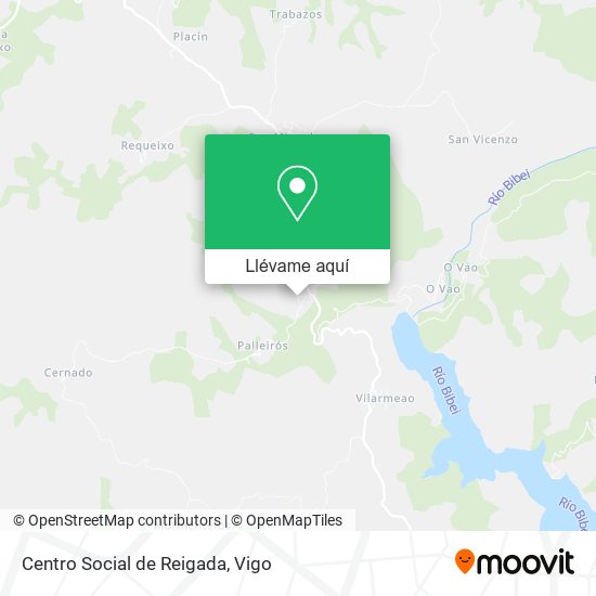 Mapa Centro Social de Reigada