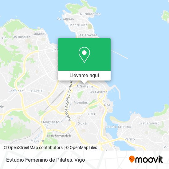 Mapa Estudio Femenino de Pilates