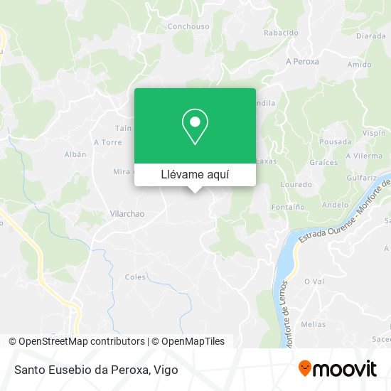 Mapa Santo Eusebio da Peroxa