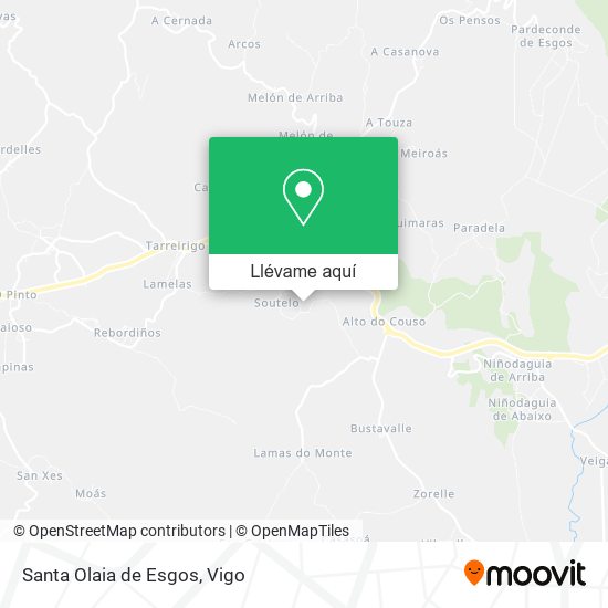 Mapa Santa Olaia de Esgos