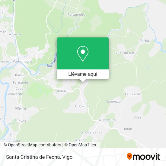 Mapa Santa Cristina de Fecha