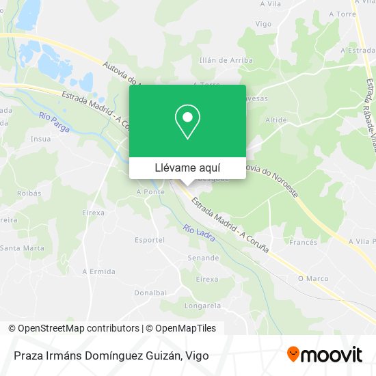 Mapa Praza Irmáns Domínguez Guizán