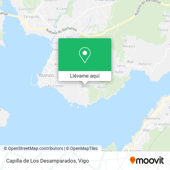 Mapa Capilla de Los Desamparados